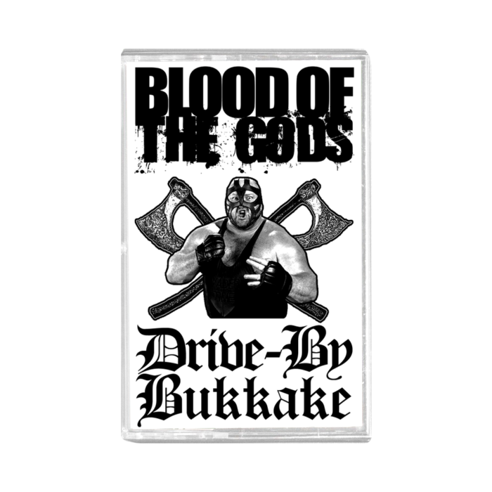 Tape - DBB - Bukkake of the Gods - Blood of the Gods - EP Split cover - Drive-By Bukkake - Worcester, MA - Thrash Grind Death Metal Band