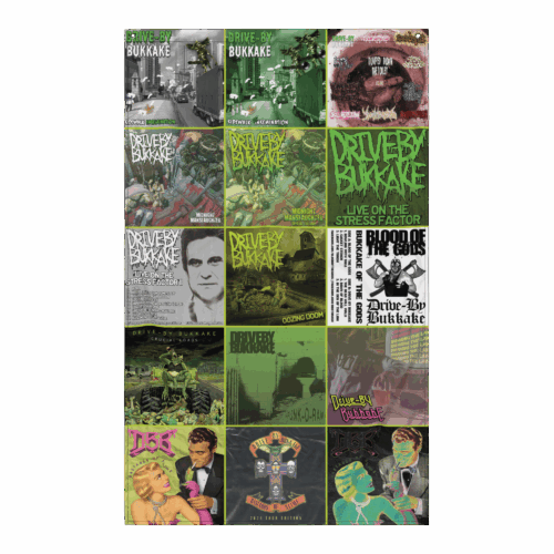 Vertical Flag releases - DBB - Drive-By Bukkake - Worcester, MA thrash / grind / death metal band